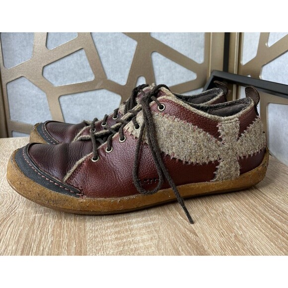 Merrell Shoes - Merrell Milan Autumn Cross Wool Ruby Leather Crepe Sole Hiking Shoes 8.5 Sneaker